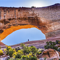 Buy canvas prints of Wilson Arch Rock Canyon Moab Utah  by William Perry