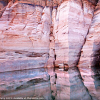Buy canvas prints of Pink Walls Antelope Slot Canyon Reflection Lake Powell Arizona by William Perry
