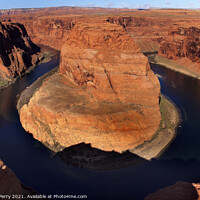 Buy canvas prints of Horseshoe Bend Glen Canyon Overlook Colorado River Page Arizona by William Perry