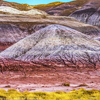 Buy canvas prints of Colorful The Tepees Painted Desert Petrified Forest National Par by William Perry