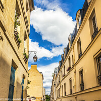 Buy canvas prints of Typical City Street Paris France by William Perry