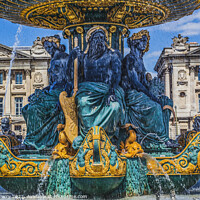 Buy canvas prints of Fountain of Maritime Industry Place de la Concorde Paris France by William Perry