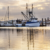 Buy canvas prints of Large Fishing Boat Westport Grays Harbor Washington State by William Perry