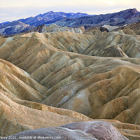 Buy canvas prints of Photographing Zabruski Point Death Valley National Park Californ by William Perry
