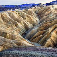 Buy canvas prints of Zabruski Point Death Valley National Park California by William Perry