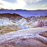 Buy canvas prints of Zabruski Point Death Valley National Park California by William Perry