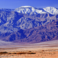 Buy canvas prints of Snowy Panamint  Mountains Death Valley National Park California by William Perry