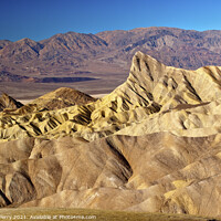 Buy canvas prints of Zabriski Point Manly Beacon Death Valley National Park Californi by William Perry