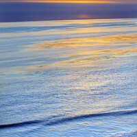 Buy canvas prints of Eilwood Mesa Pacific Ocean Sunset Goleta California by William Perry