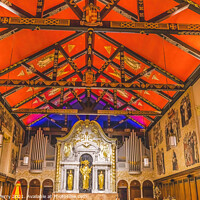 Buy canvas prints of Aktar Basilica Cathedral Saint Augustine Florida by William Perry