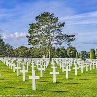 Buy canvas prints of American Military World War 2 Cemetery Normandy France by William Perry