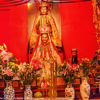 Buy canvas prints of Chinese Gods Man Mo Temple  Hong Kong by William Perry