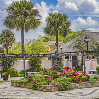 Buy canvas prints of Queen Isabella Horseback Hispanic Park St Augustine Florida by William Perry