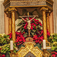 Buy canvas prints of Old Mission Santa Ines Solvang California Basilica Altar by William Perry
