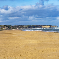 Buy canvas prints of Five Mile Omaha D-day Landing Beach Normandy France by William Perry