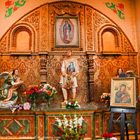 Buy canvas prints of Guadalupe Shrine Mission Basilica San Juan Capistrano Church Cal by William Perry