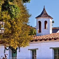 Buy canvas prints of Casa de Estudillo Old San Diego Town Roof Cupola California by William Perry