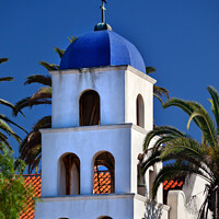 Buy canvas prints of Immaculate Conception Church Old San Diego Town California by William Perry