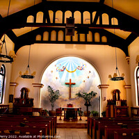 Buy canvas prints of Altar  Immaculate Conception Church Old San Diego California by William Perry