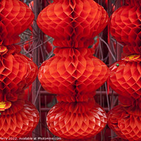 Buy canvas prints of Red Lanterns Chinese Lunar New Year Ditan Park Beijing China by William Perry