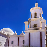 Buy canvas prints of Towers Mission San Xavier del Bac Catholic Church Tucson Arizona by William Perry