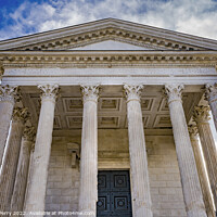 Buy canvas prints of Maison Caree Ancient Roman Temple Nimes Gard France by William Perry