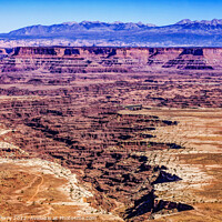 Buy canvas prints of Grand View Point Overlook Canyonlands National Park Moab Utah  by William Perry