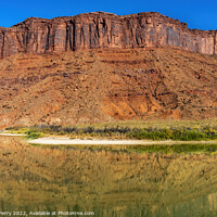 Buy canvas prints of Colorado River Red Rock Canyon Reflection Moab Utah  by William Perry