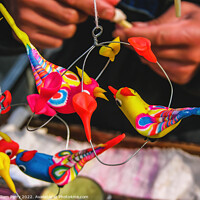 Buy canvas prints of Wheat Flour Toy Birds Chinese Lunar New Year Beijing China by William Perry