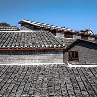 Buy canvas prints of Roofs Ancient Town Guiyang Guizhou China by William Perry