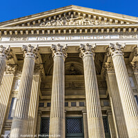 Buy canvas prints of Palais de Justice Courthouse Columns Nimes Gard France by William Perry