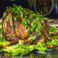 Buy canvas prints of Roasted Whole Lamb Gansu Province China by William Perry