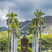 Buy canvas prints of Entrance State Capitol Building Legislature Honolulu Hawaii by William Perry