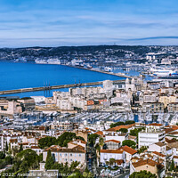 Buy canvas prints of Fort  Cityscape Harbors Cathedral Buildings Marseille France by William Perry