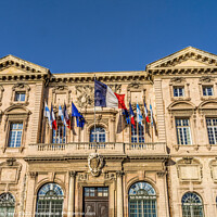Buy canvas prints of Hotel de Ville Town Hall Cityscape Marseille France by William Perry