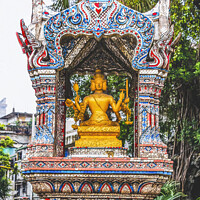Buy canvas prints of Buddhist Shrine Lychee Bay Luwan Guangzhou Guangdong China by William Perry