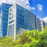 Buy canvas prints of Federal Courthouse Modern Building Downtown Miami Florida by William Perry