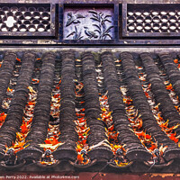 Buy canvas prints of Ancient Chinese House Roof West Lake Hangzhou Zhejiang China by William Perry