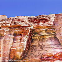 Buy canvas prints of Red Rock Formation Royal Tombs Petra Jordan by William Perry