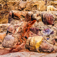 Buy canvas prints of Colorful Rocks Amphitheater Petra Jordan  by William Perry