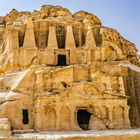 Buy canvas prints of Obelisk Tomb Bab el-siq Triclinium Outer Siq Petra by William Perry
