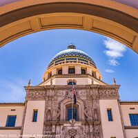 Buy canvas prints of Arch City Hall Tucson Arizona by William Perry