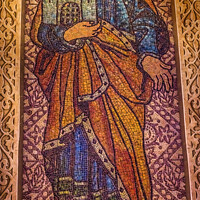Buy canvas prints of Ezekiel Mosaic St. Augustine Cathedral Catholic Church Tucson Ar by William Perry