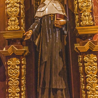 Buy canvas prints of Katharine Hegel Statue St. Augustine Cathedral Tucson Arizona by William Perry