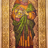 Buy canvas prints of Isiah Mosaic St. Augustine Cathedral Tucson Arizona by William Perry
