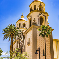 Buy canvas prints of St. Augustine Cathedral Catholic Church Tucson Arizona by William Perry