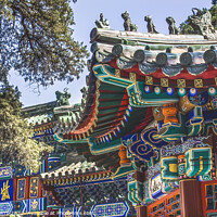 Buy canvas prints of Beihai Temple Buildings Beijing China by William Perry