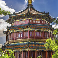 Buy canvas prints of Longevity Hill Tower Summer Palace Beijing China by William Perry