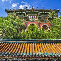 Buy canvas prints of Gate Longevity Hill Summer Palace Beijing China by William Perry