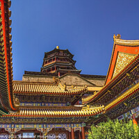 Buy canvas prints of Longevity Hill Buddha Tower Summer Palace Beijing China by William Perry
